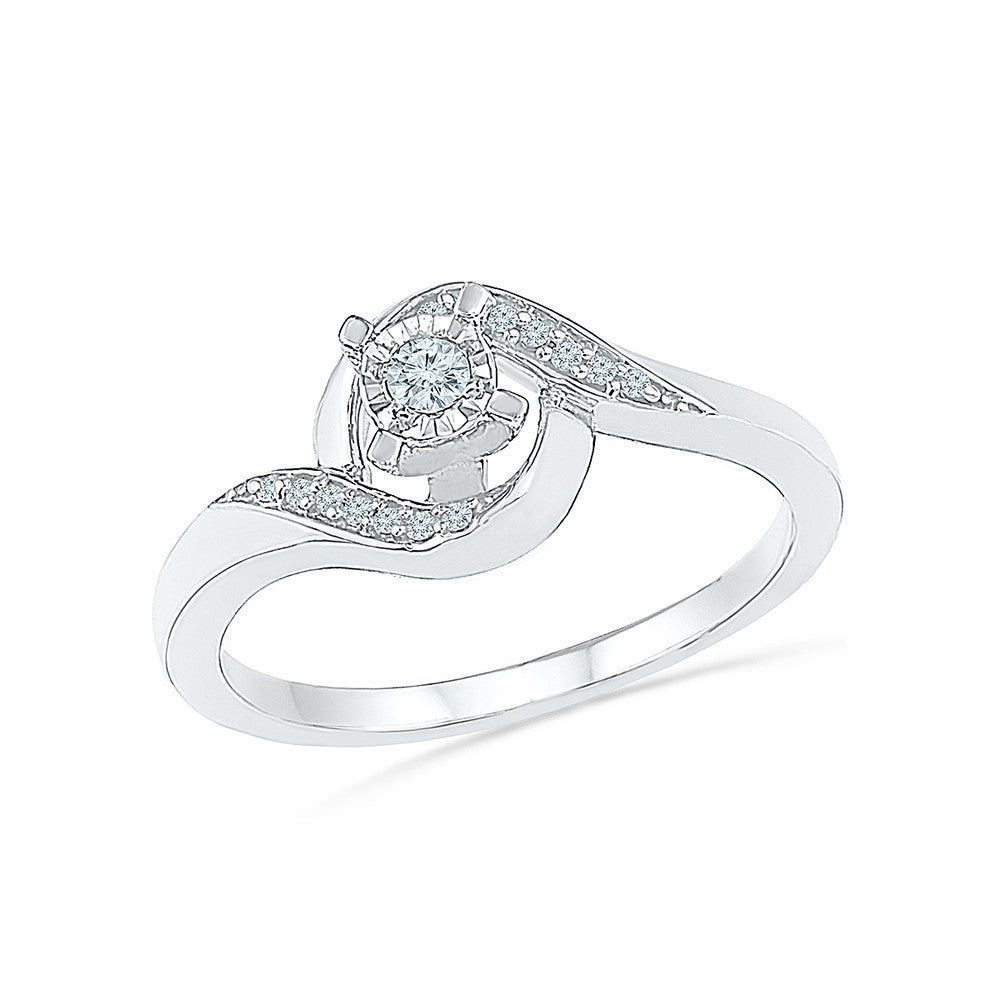 3.90 carat Three sided halo Diamond Engagement Ring | DiamondDirectBuy.com